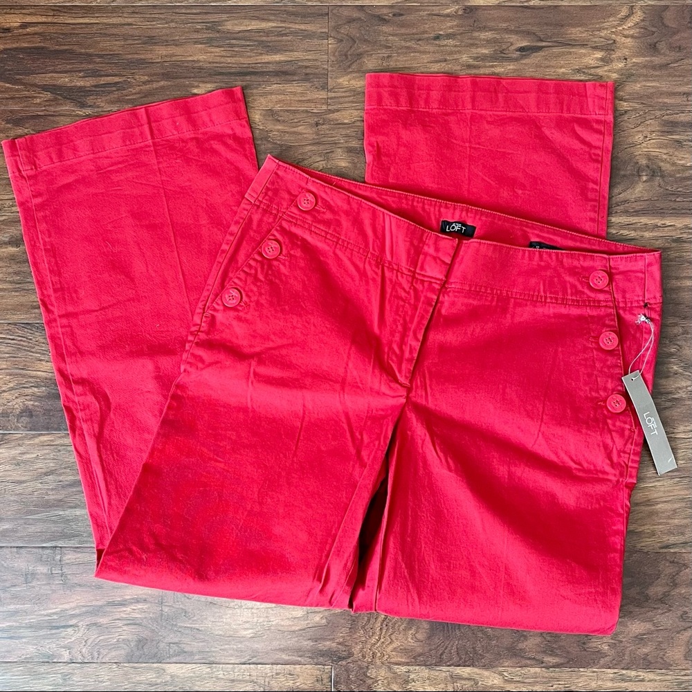 LOFT - Marisa Sailor Trouser Pants - Size 12 - NWT